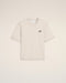 AMI PARIS Beige Cotton Ami Signature T-Shirt Mens Apparel